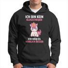 Ich Bin Kein Klugscheißer Weiß Es Wrklich Besser Unicorn Hoodie