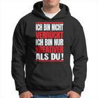 Ich Bin Nichterrückt Ich Bin Nur Kreativ Als Du Hoodie