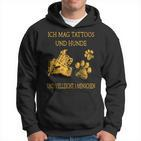 Ich Much Tattoos And Dogs Hoodie