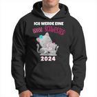 Ich Werde Eine Große Schwester 2024 Cat Hoodie