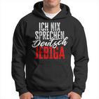 Jebiga Balkan Slogan Ich Nix Speak Deutsch German Langu S Hoodie