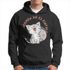 Katzen Anmutige Begleiter Nehmen Sie Es Einfach Hoodie