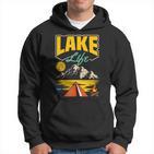 Lake Life Camping Wandern Angeln Bootfahren Segeln Lustig Outdoor Hoodie