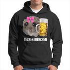 Lecker Bierchen X Sad Hamster Meme Bier Weizenbier Weißbier Hoodie