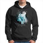 Lone Wolf Wolf Moon Wildlife Hoodie