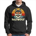 Lustige Geschenkeidee Papa Dadatertagater Wolf Dadwolf Kapuzenpullover