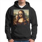 Mona Lisa Eiscreme Kapuzenpullover