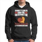 Pedometer Sind Für Fortgeschritten Humour Slogan Black Hoodie