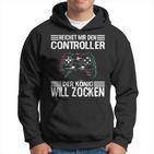 Ps5 Console Gamer Zocken Reichet Mir Den Controller König Hoodie