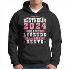 Rentnerin 2024 Eine Legende Geht In Rente Hoodie