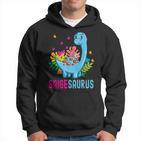 Saigesaurus Personalisierter Name Saige Dino Dinosaurier Geburtstag Hoodie