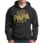 So Sieht Der Beste Papa Der Weltatertags -Atertag Opa Kapuzenpullover