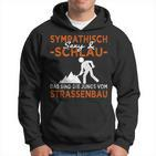 Sympathic And Schlau Strassenbau & Street Keeper Black S Hoodie