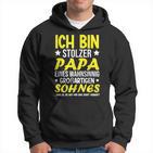 Vatertag Stolzer-Papa -Om Großartigen Sohn Bekommen Kapuzenpullover