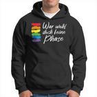 War Wohl Doch Keine Phase Mit Regenbogen Gay Flagge Lgbtq Kapuzenpullover