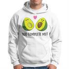 Avocado You Complete Me Vegan Partner Look Avocado Hoodie