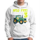 Children's 3Rd Birthday Wake Frei Ich Bin Schon 3 Jahre Traktor Trecker Hoodie