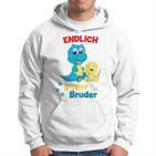 Children's Endlich Großer Bruder 2023 Announce Dino 80 Hoodie