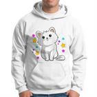 Children's Ich Bin 4 Jahre Alt Katzenvier 4Th Birthday Hoodie