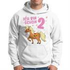Children's Ich Bin Schon 2 Pferd Zwei Jahre Pony 2 Geburtstag Hoodie
