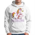 Dadacorn Einhorn Papa Und Baby Weihnachten Papa Kapuzenpullover