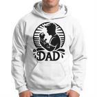 Damenatertag Erstes Mal Papa 2024 Soon To Be Dad New Dad Mit-Ausschnitt Kapuzenpullover