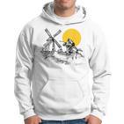 Don Quijote Gegen Windmill Im Sonnenschein Hoodie