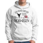 Ich Muss Nur Nach Norwegian Ich Muss Gar Nix Gray S Hoodie