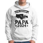 Ich Werde Papa 2024 Papa 2024 Family Kapuzenpullover