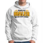 Jeder Ist Maler Bis Der Echte Kommt Hoodie