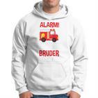 Kinder Großer Bruder 2025 Feuerwehr Hoodie