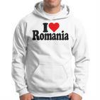 I Love Heart Rumänien Rumänische Kultur Hoodie