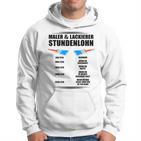 Maler Und Lackierer Stundenlohn Hoodie