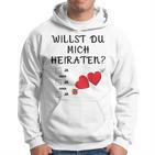 Marriage Proposal Willst Du Mich Heiraten Hoodie