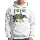 Papa Bär Camo Camo Papa Bär Passender Familienbär Raglan Kapuzenpullover