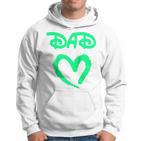 Papa Bester Dad Auf Der Welt Raglan Kapuzenpullover