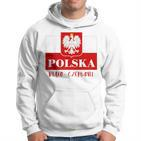 Polska Bialo-Czerwoni Polnische Flagge Polnisches Emblem Weißer Adler Kapuzenpullover