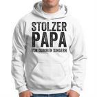 Stolzer Papaon Ein Paar Dummen Kindern Kapuzenjacke Kapuzenpullover