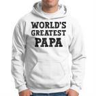 Vintage World's Greatest Papa Best Dadater Wertschätzung Kapuzenpullover