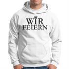 Wir Feiern Krone Jga Stag Night Team Hoodie