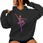 Ballerina Ballet Dancer Dance Women's Ballet Girls Kapuzenpullover für Damen