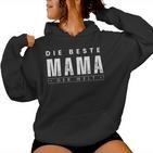 Die Beste Mama Der Welt 2024 Muttertag Kapuzenpullover für Damen