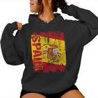 Spain Flag Women's Children's Spain Kapuzenpullover für Damen