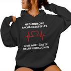 Women's Mfa Saying Heroes Kapuzenpullover für Damen