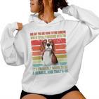 Beagle-Hund Mutter Papa Beagle Hundebesitzer Geschenke Für Frauen Männer Kinder Raglan Kapuzenpullover für Damen