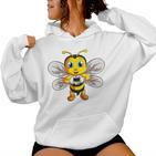 Bees Children's Women's Girls' Bee Kapuzenpullover für Damen