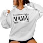 Gesegnet Geliebt Dankbar Mama Mama Mama Muttertag Raglan Kapuzenpullover für Damen