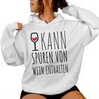 Women's Kann Trace Of Wein Kapuzenpullover für Damen