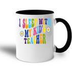 Ich Schlafe Mit Dem Lehrer Meines Kindes Humor Homeschool Papa Ehemann Tasse Zweifarbig