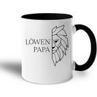 Löwen Papa S Tasse Zweifarbig